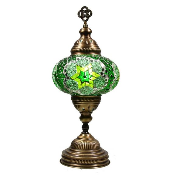 KusKuus Other - Handmade 14" Turkish Mosaic Table Lamp Bedside Night Lamp BSC2